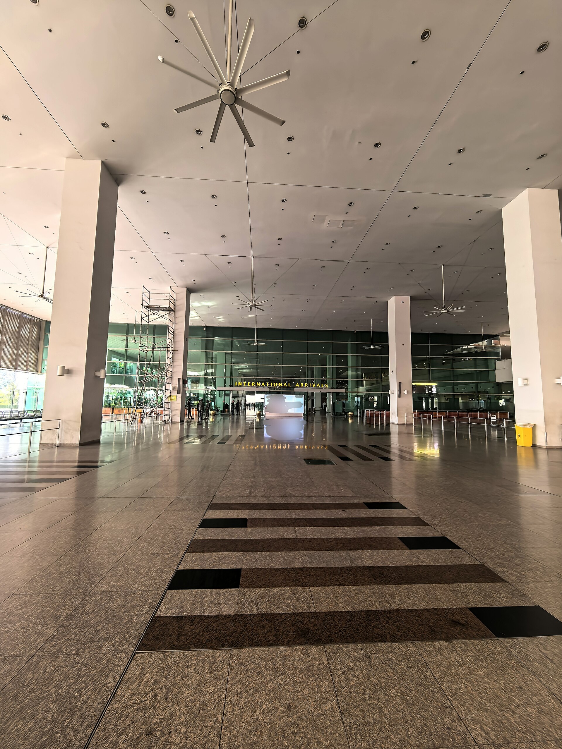 The international arrivals hall at Islamabad International Airport